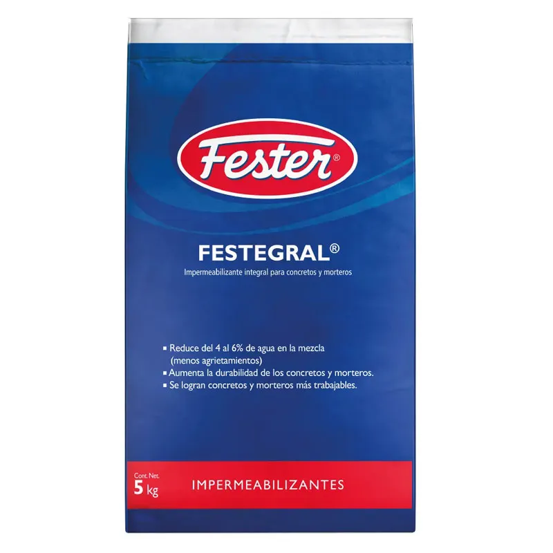 Impermeabilizante para concreto 5 Kg Fester Festergral