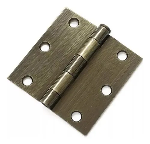 Bisagra rectangular Laton antiguo Phillips 3 " x 3 " Por pieza
