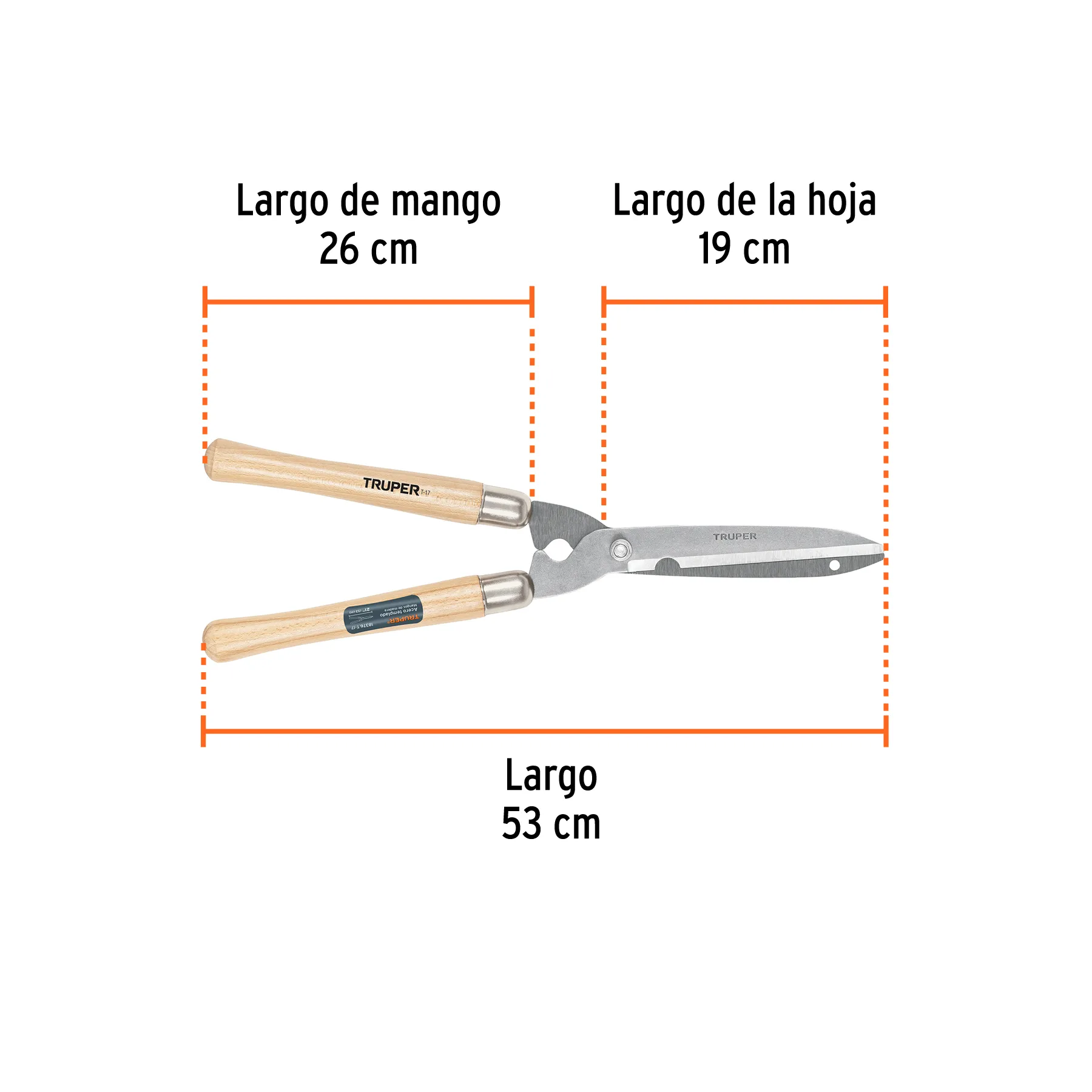 Tijeras para poda Truper Mangos de madera