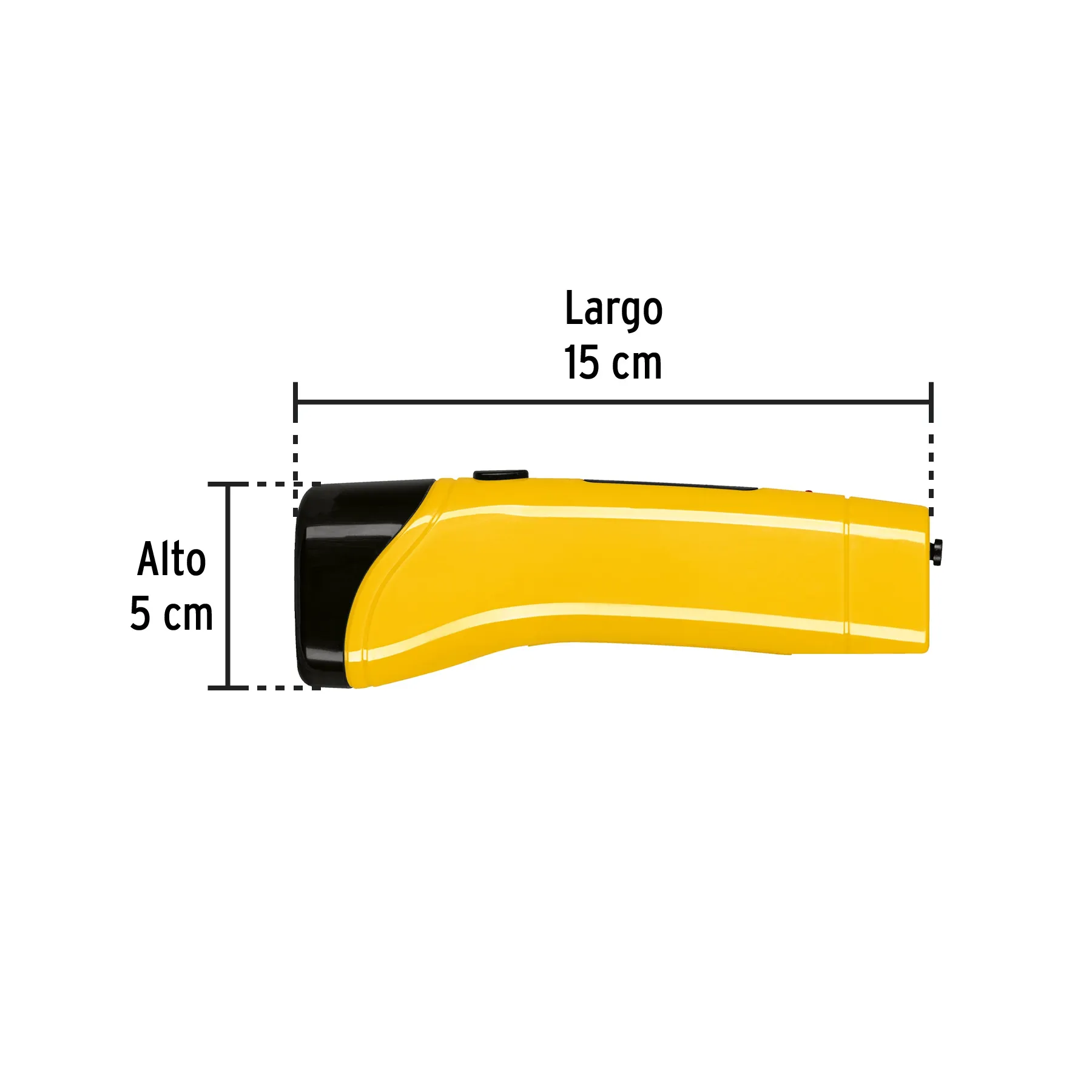 Linterna LED plastica recargable 50 lm Pretul