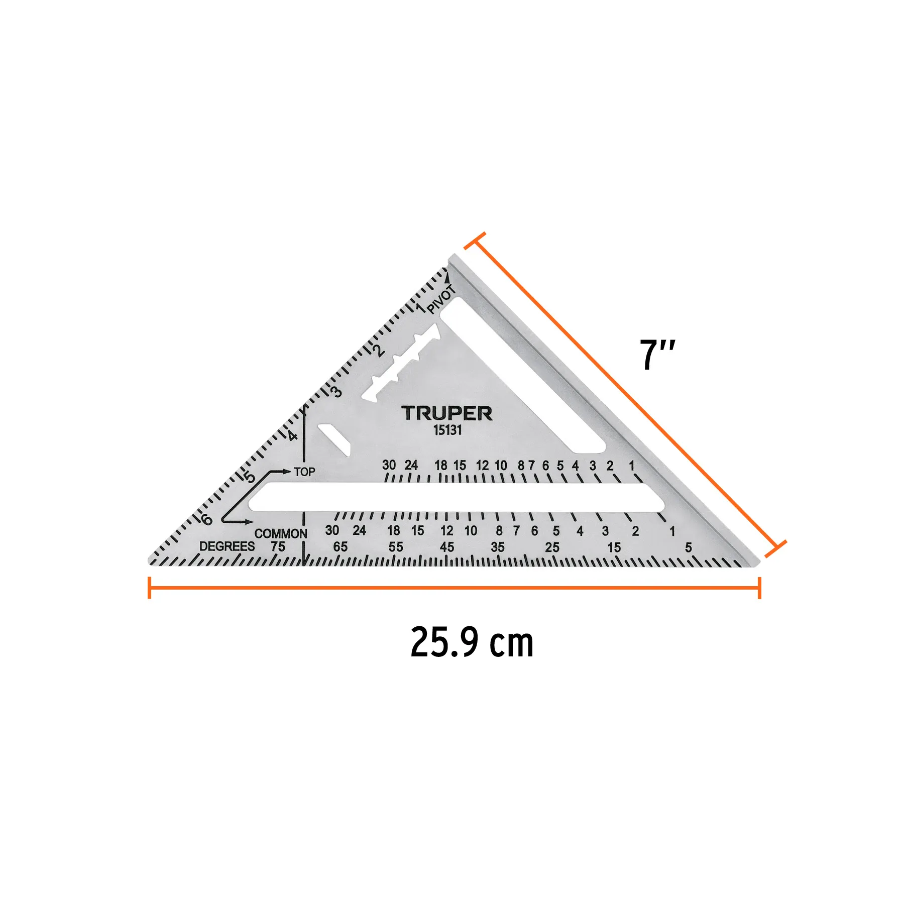 Escuadra 7 " (18 cm) Truper Para muros de yeso