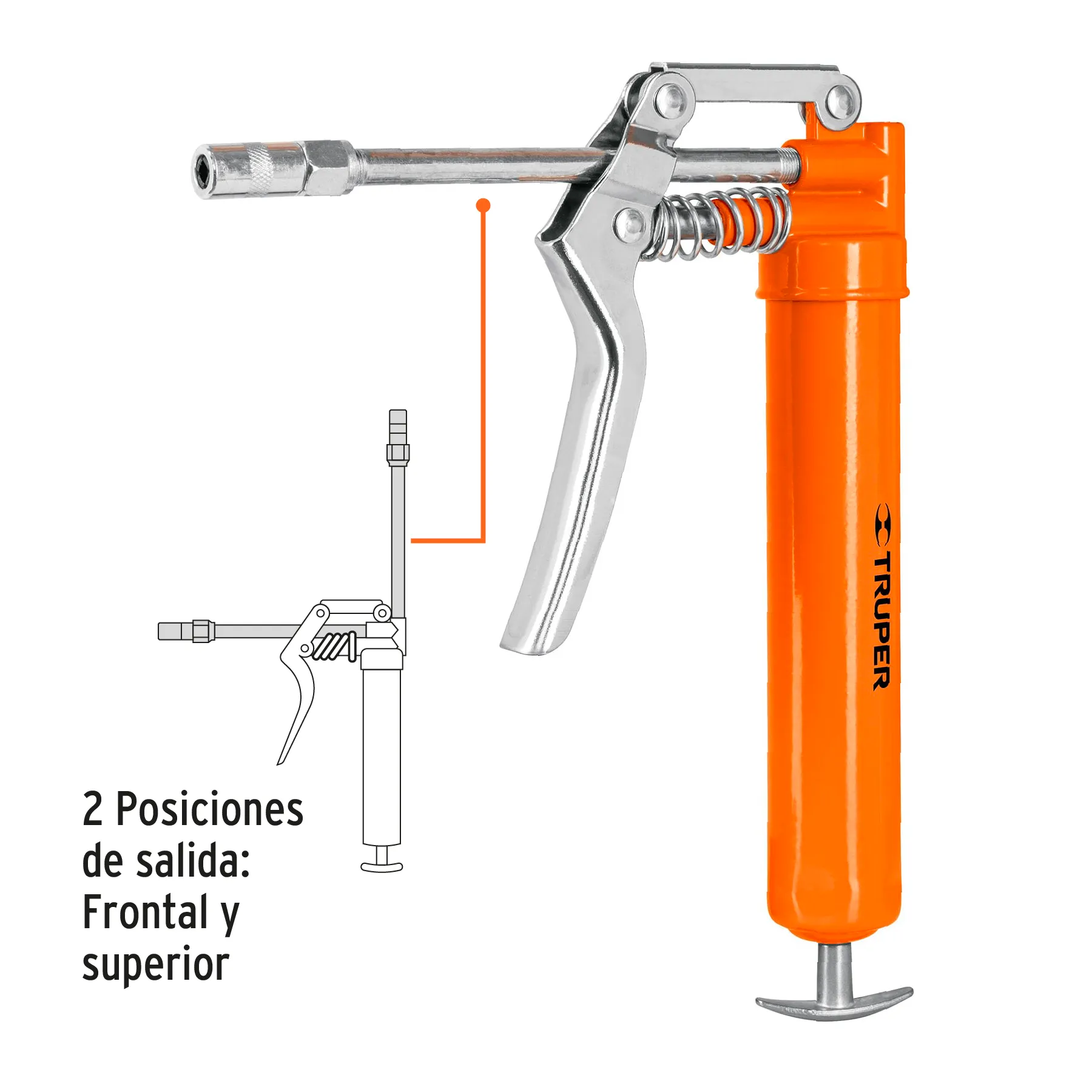 Inyector de grasa Mini Truper 3,000 psi