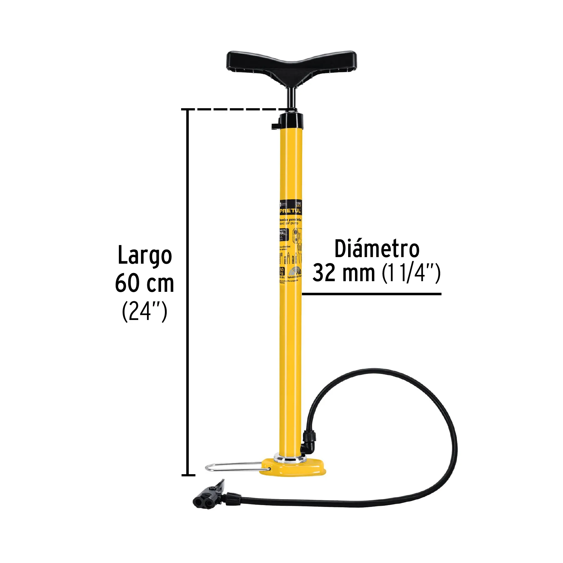 Bomba manual para inflar Pretul