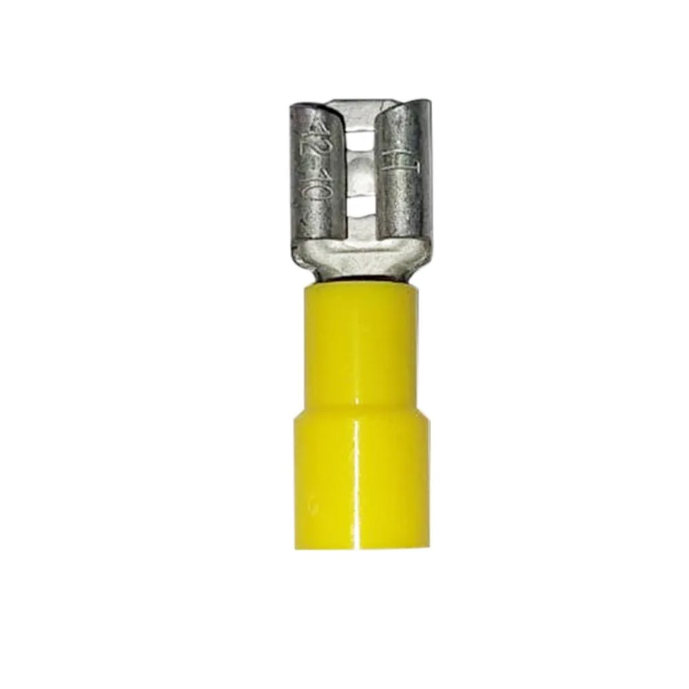 Terminal hembra 6.6 mm 12-10 AWG (amarillo)