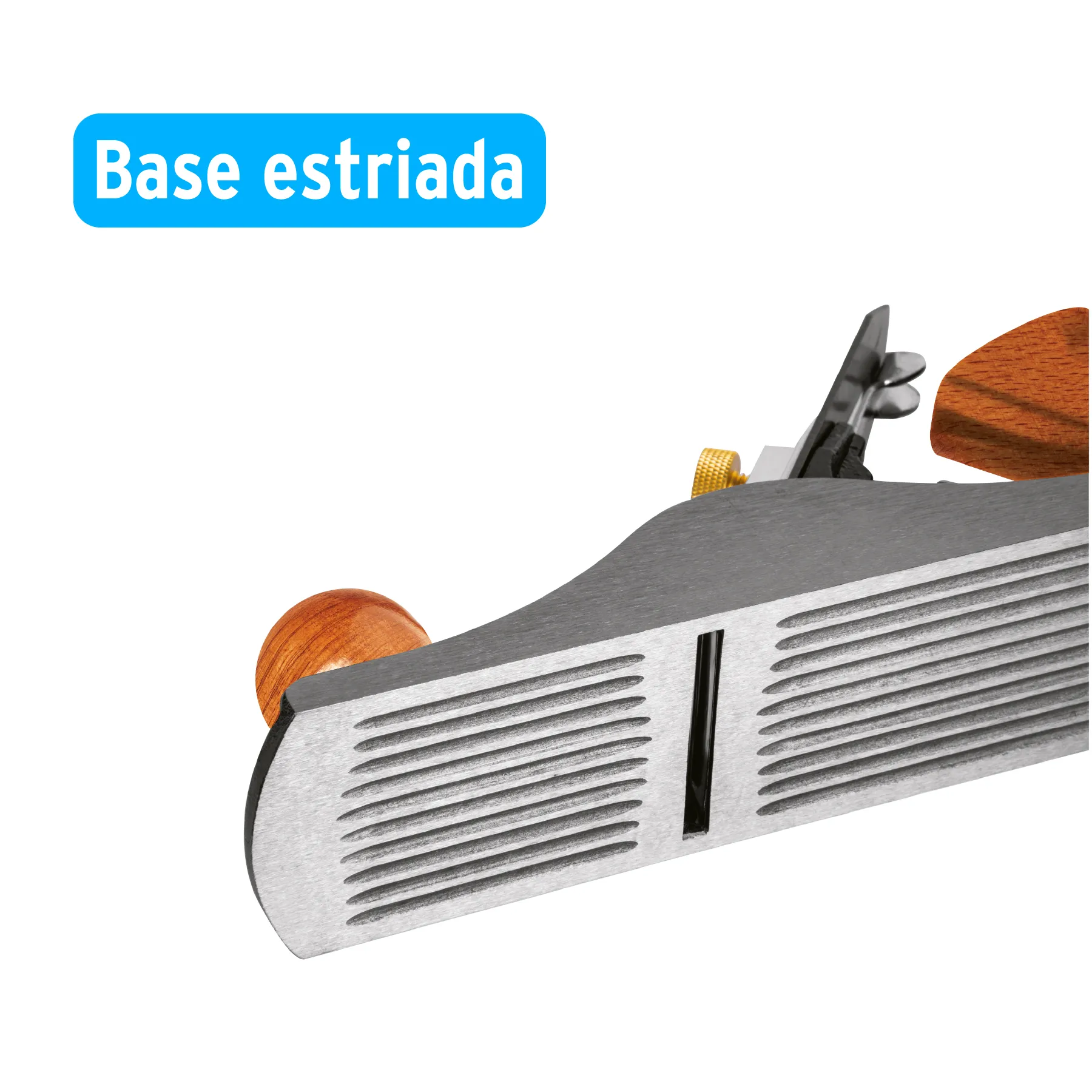 Cepillo para carpintero Truper Base estriada