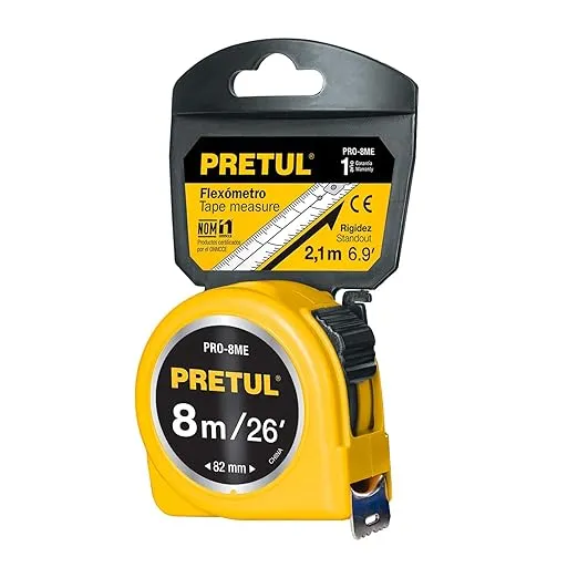 Flexometro 8 m Pretul