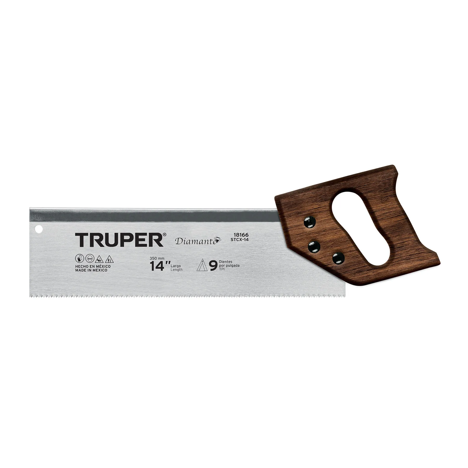 Serrucho 14 " Truper De costilla