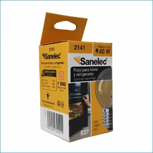 Foco para refrigerador y horno Sanelec 40 W