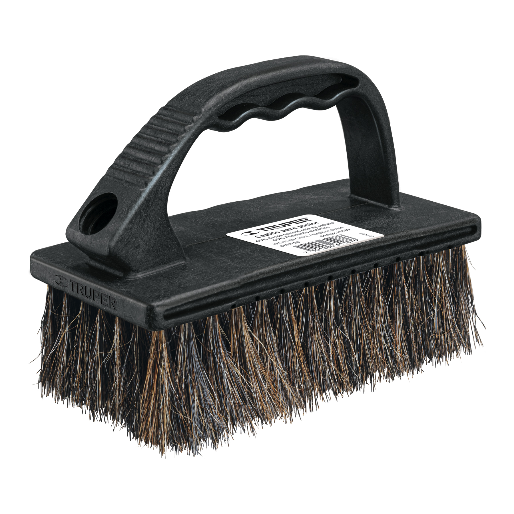 Cepillo para pintor 40% natural cola caballar 47 mm Truper Semi-rogosa Para picar pintura