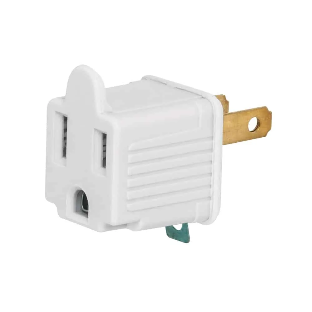 Clavija adaptadora de 3 a 2