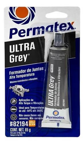 Silicón (Sellador) Gris Permatex Tubo (125 ml) Alta temperatura