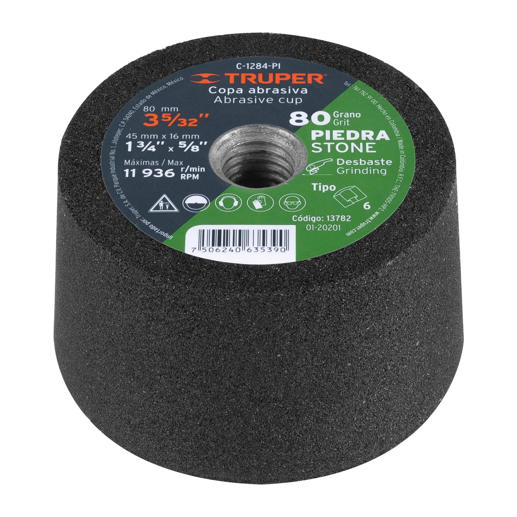 Copa para desbaste de piedra