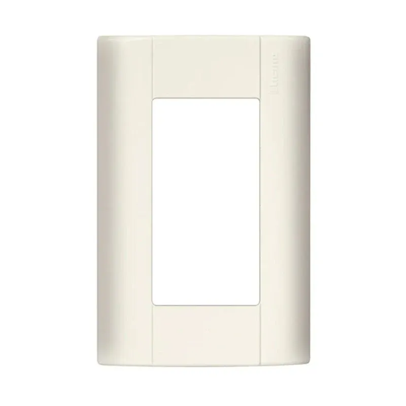 Placa sencilla Marfil 3 Modulos Bticino