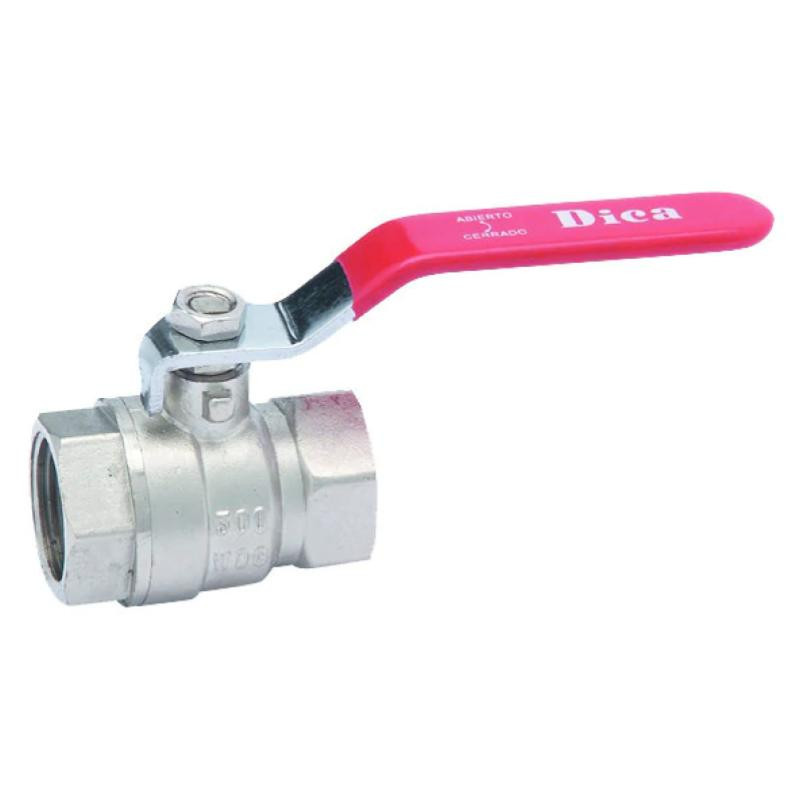 Válvula de esfera Niquelado Roscable Dica 1 " 300 psi