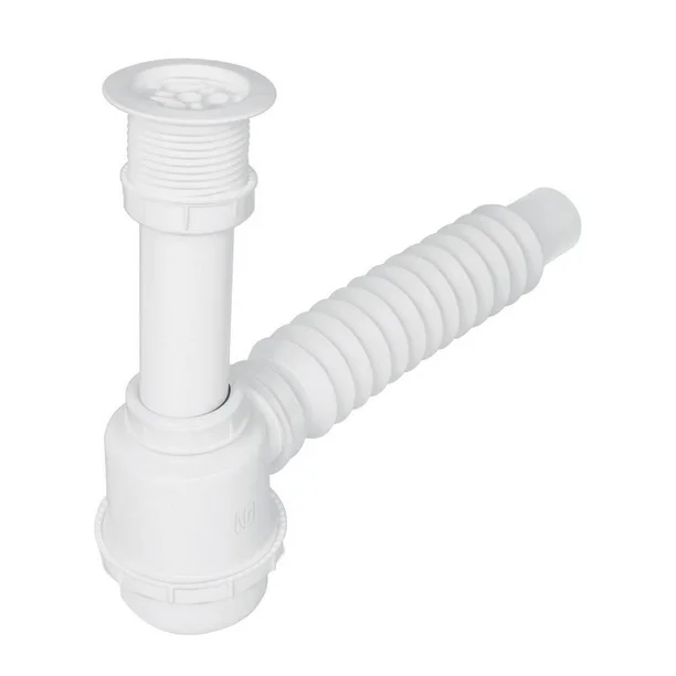 Cespol Foset PVC Flexible con bote Contra rejilla de 2 " Para fregadero
