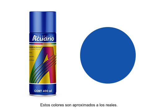 Aerosol Azul metalico Acuario