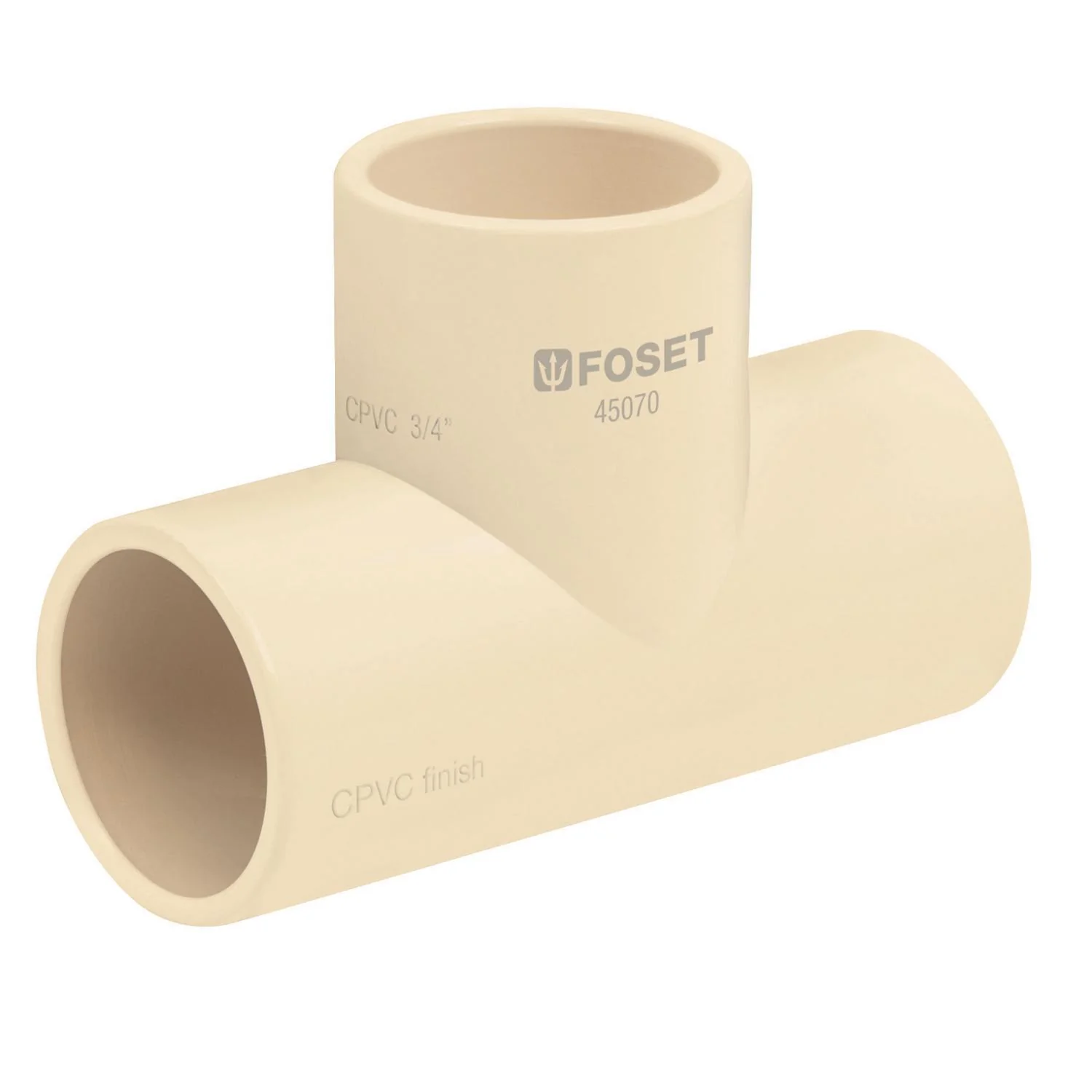Tee cpvc Foset 1 "