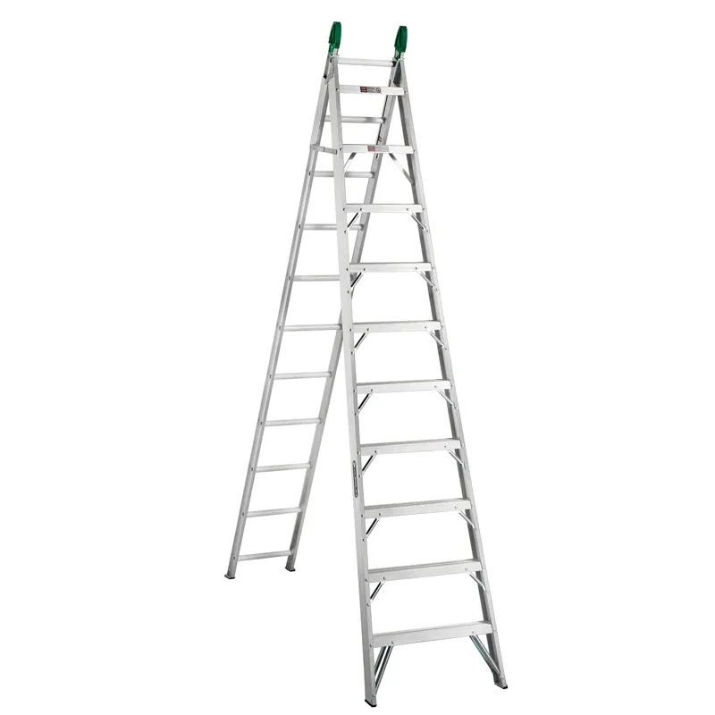 Escalera 2.74 m 175 kg (uso profesional) Cuprum Aluminio 21 peldaños Convertible