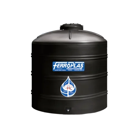 Tinaco 2,800 L Negro Ferroplas