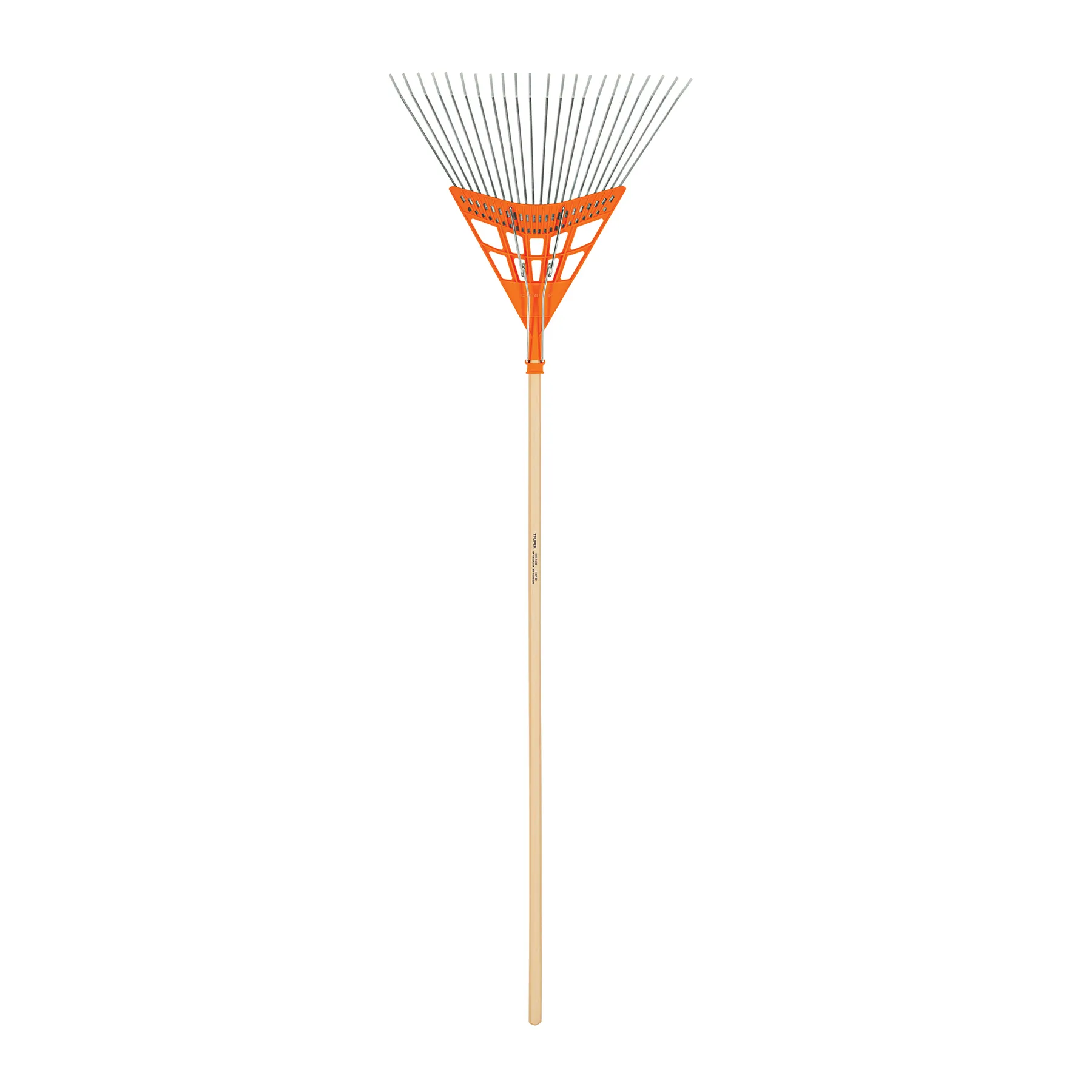 Escoba para jardin 20 " Recta Truper Metalica 22 Dientes