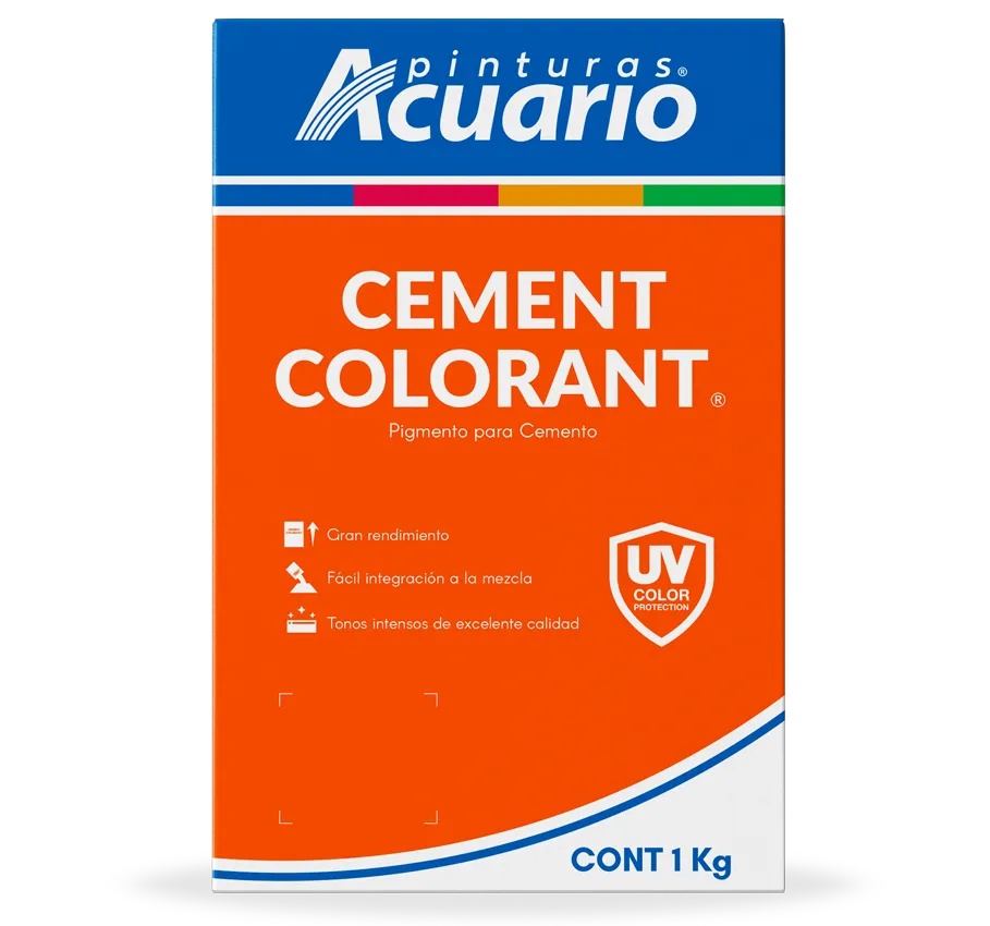 Color para cemento Rojo oxido Acuario