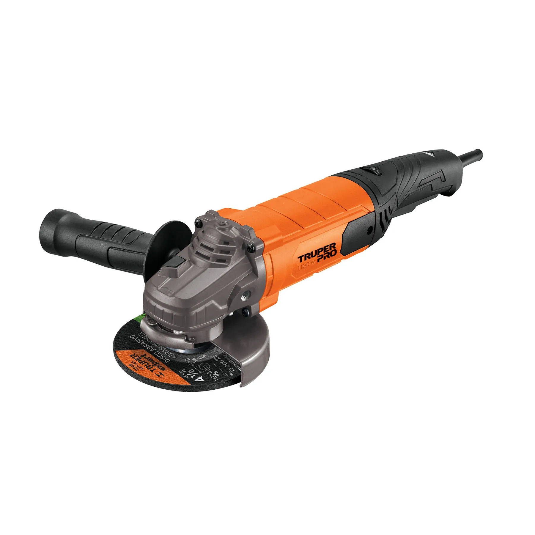 Esmeriladora 4-1/2 " Pro velocidad variable Truper 1100 W