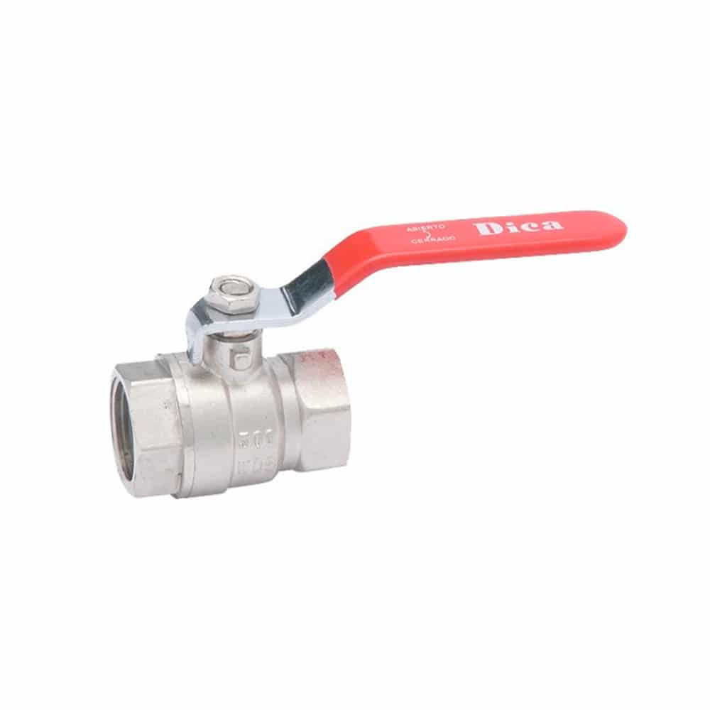 Válvula de esfera Niquelado Roscable Dica 2 " 300 psi
