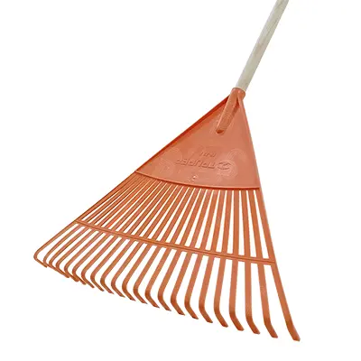Escoba para jardin 22 " Recta Truper Plastica 22 Dientes