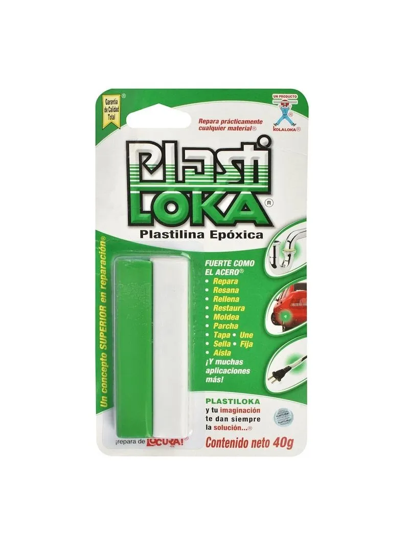 Plastilina epóxica Plasti-Loka Secado normal