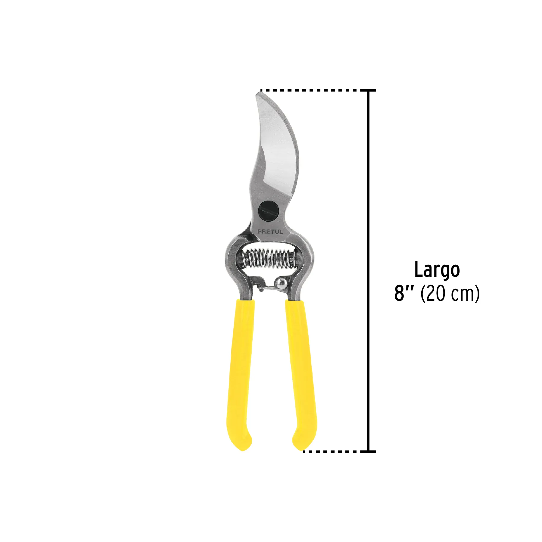 Tijeras para poda (una mano) 8 " (20 cm) Pretul Forjadas