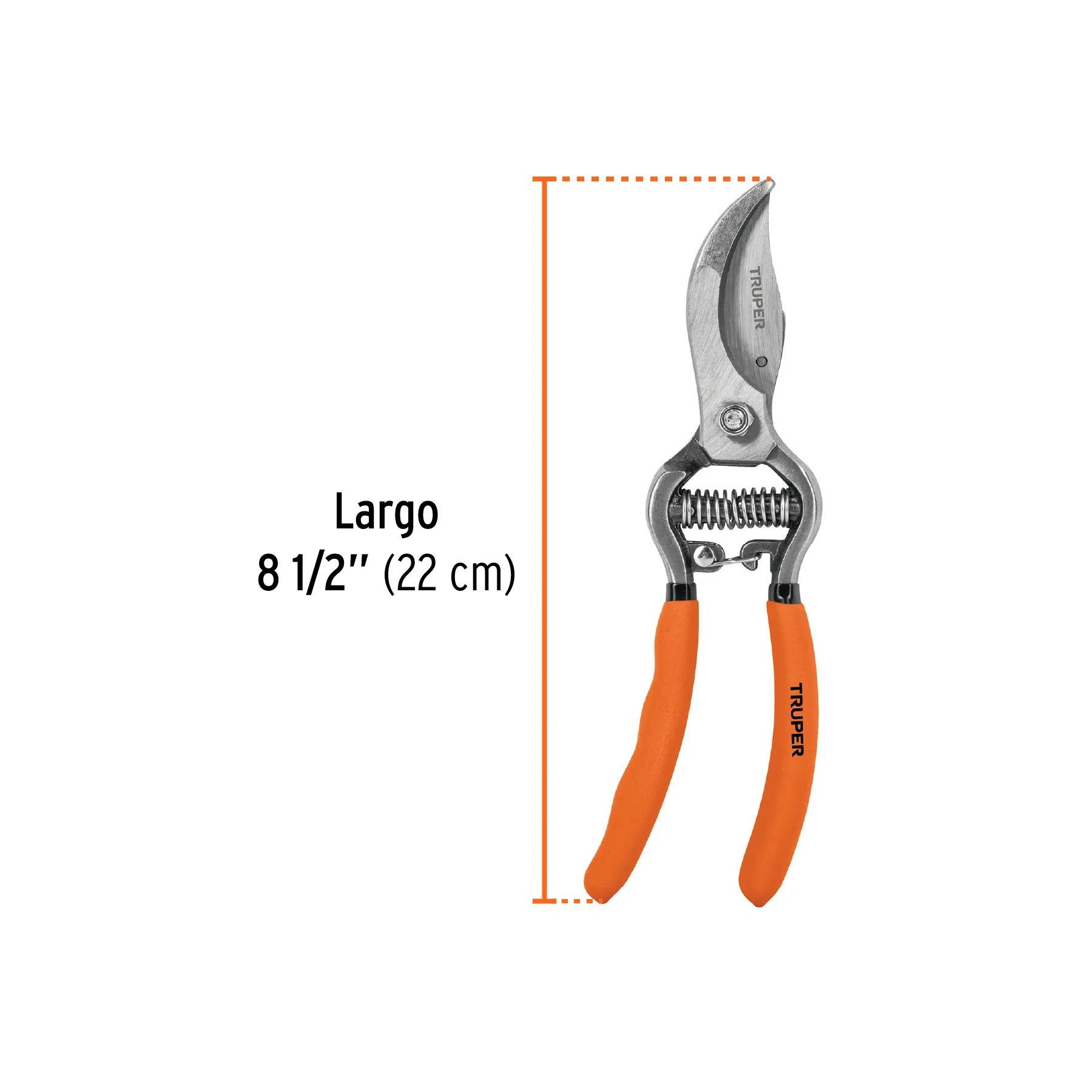 Tijeras para poda (una mano) 8 1/2 " (22 cm) Truper Forjadas