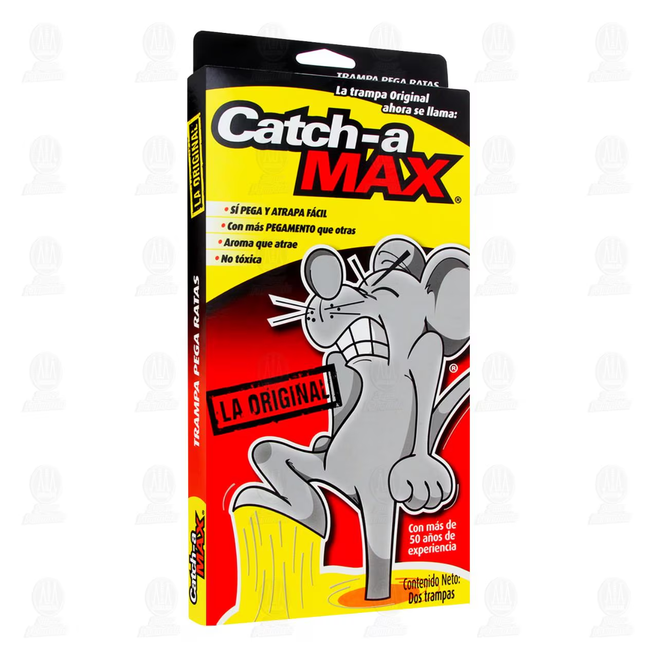 Trampa de pegamento para ratas 2 Piezas Catch-a MAX Grande