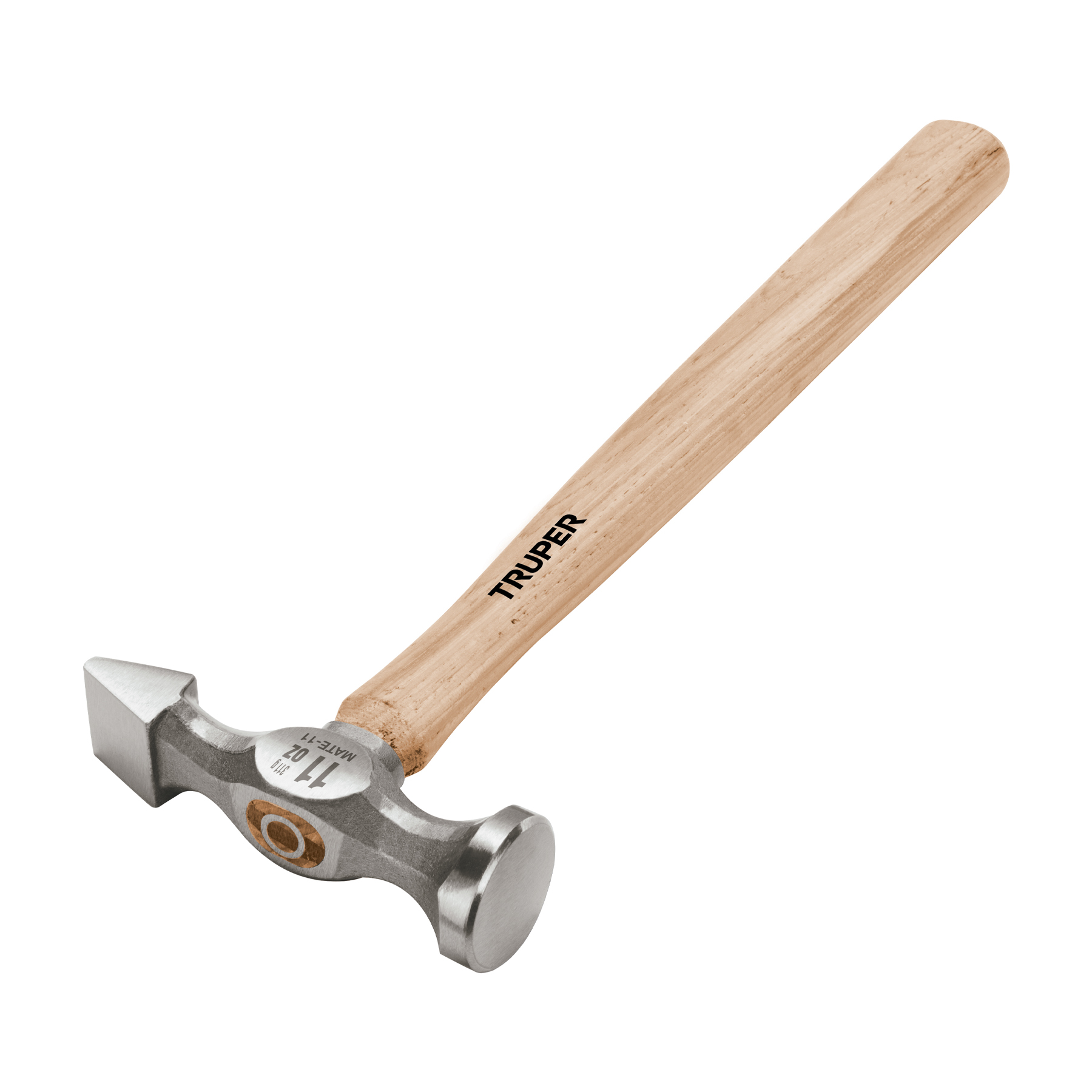 Martillo para desabollar 12 " (30 cm) Truper 11 onzas Desabollador punta tipo cincel  Mango de madera