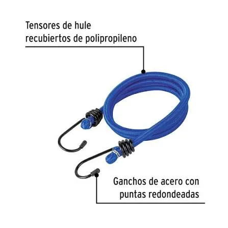 Tensor elástico Azul 90 cm Por pieza