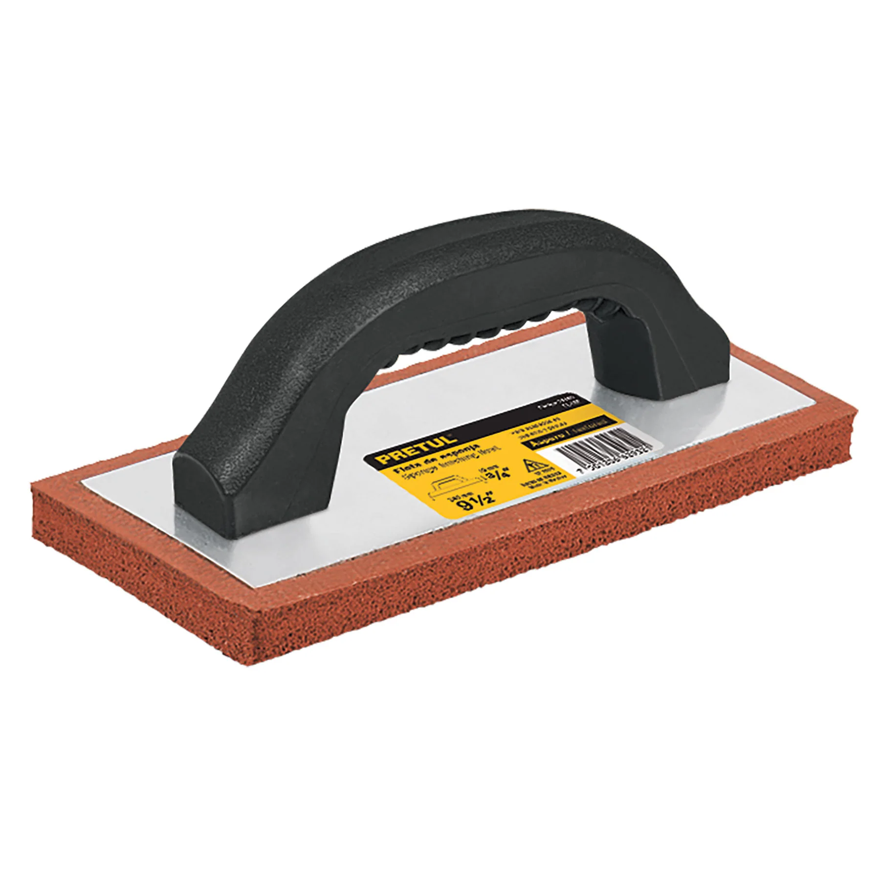 Flota Áspero 3/4 " Mango de plástico Pretul Esponja 24 x 10 cm