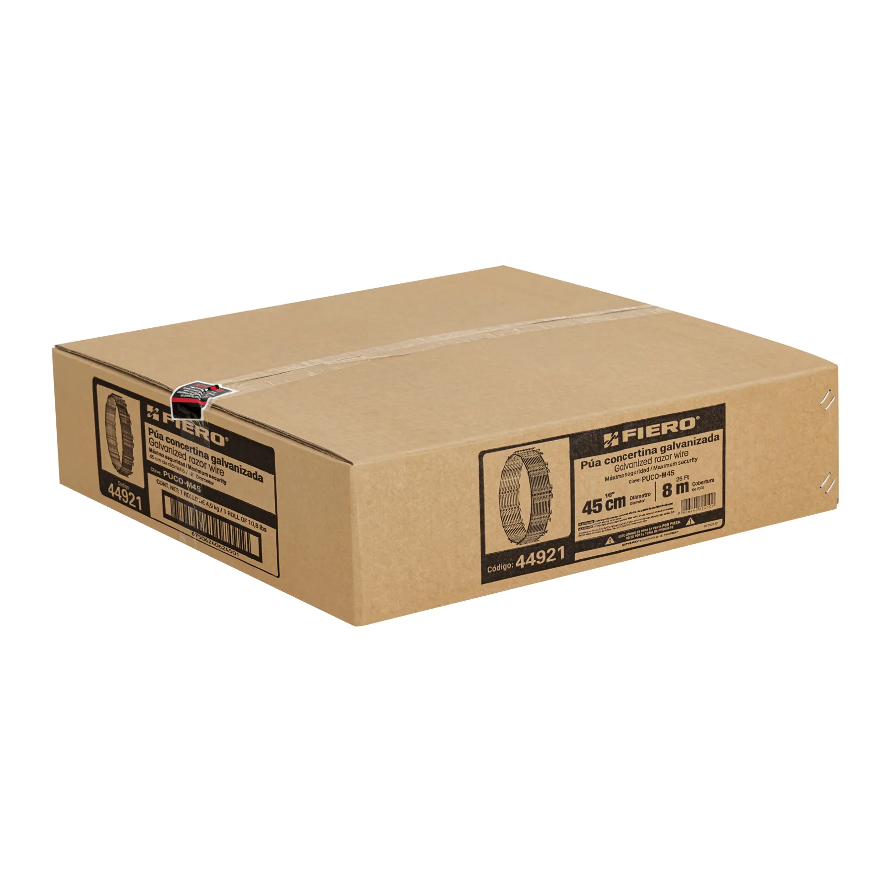 Concertina 8 m Truper Maxima seguridad