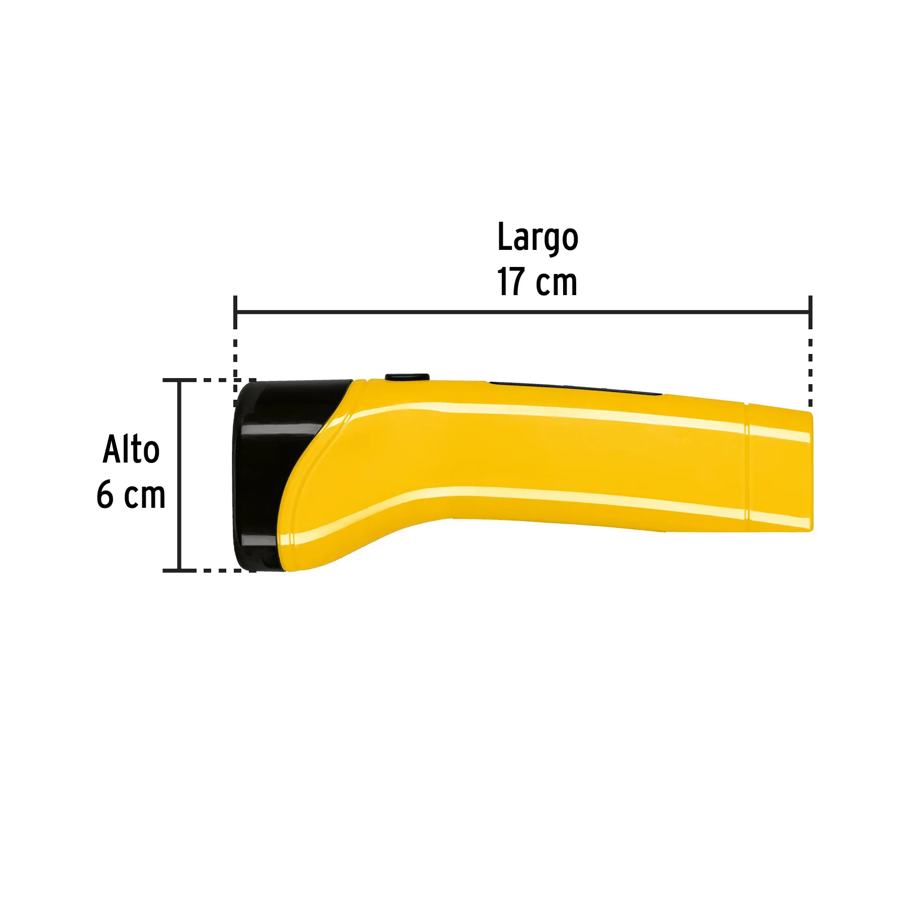 Linterna LED plastica recargable 70 lm Pretul
