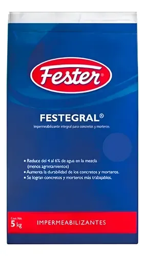 Impermeabilizante para concreto 2 Kg Fester Festergral