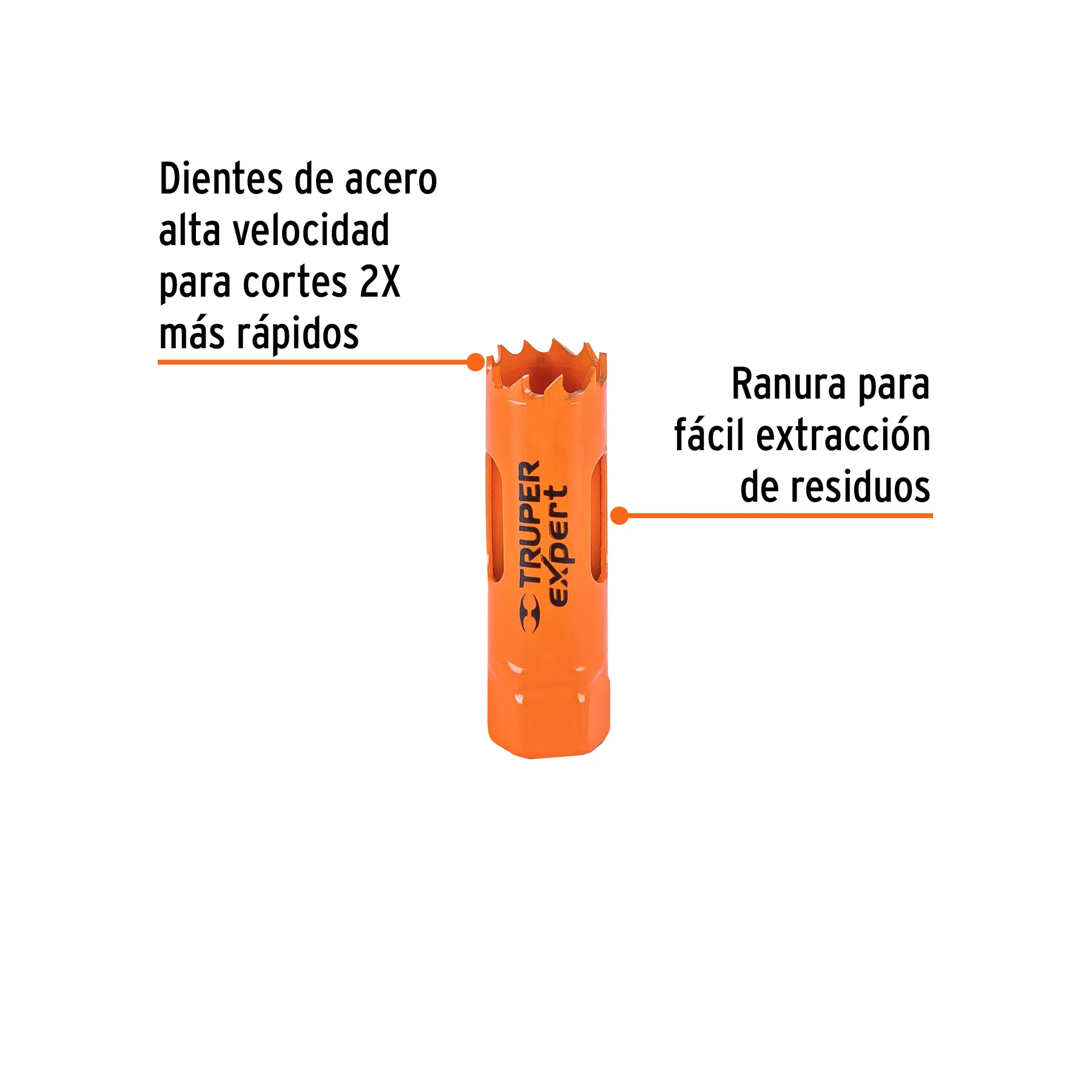 Brocasierra 3/4 " (19 mm) Truper Bimetalica