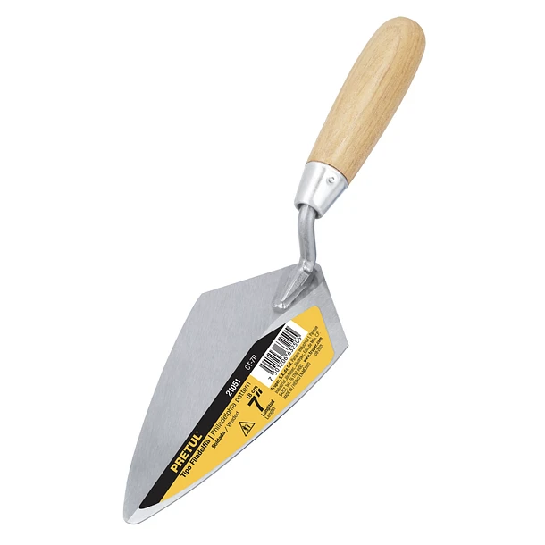 Cuchara para albañil Pretul 7 " (18 cm) Filadelfia Mango de madera Soldada