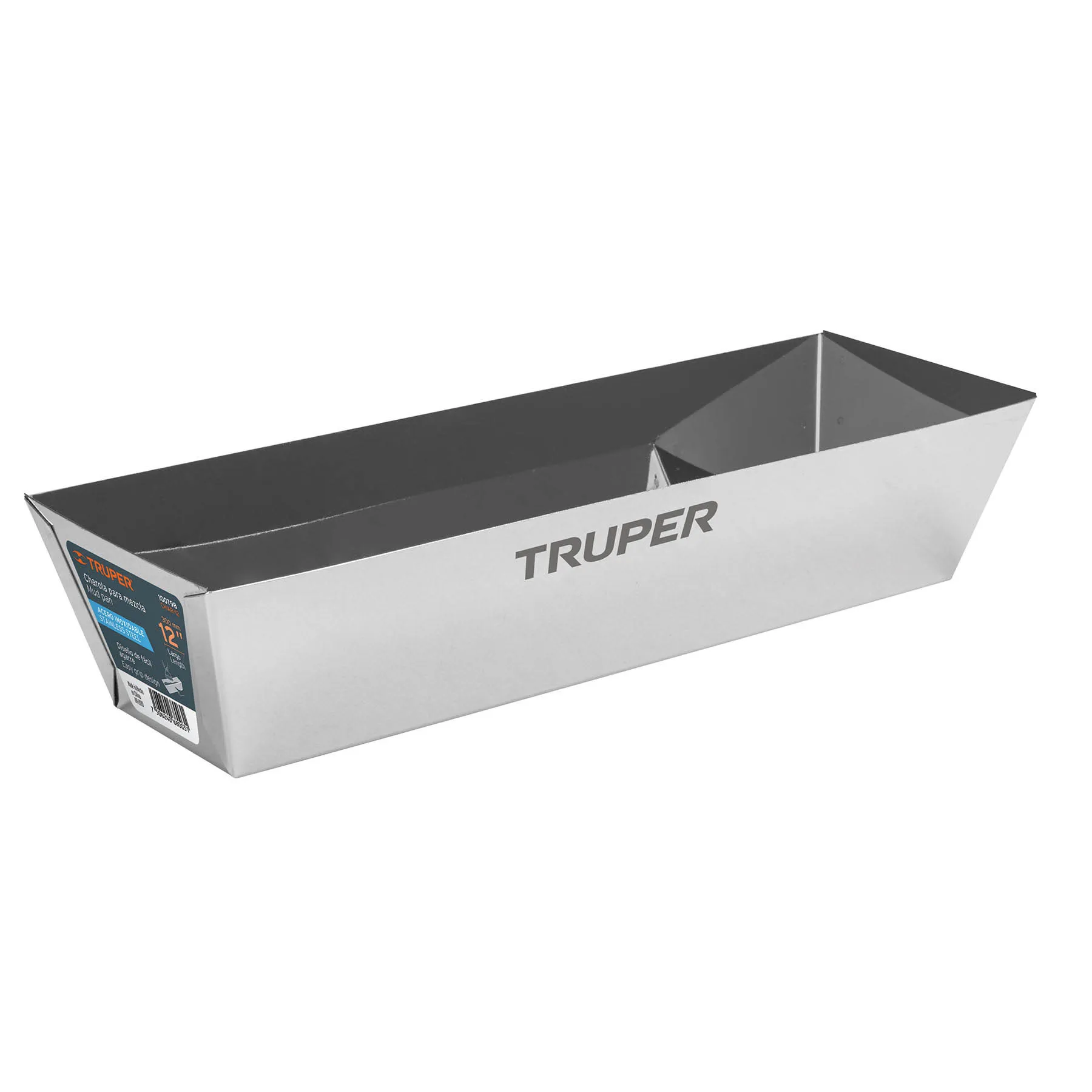 Charola para mezcla Truper Acero inoxidable Largo 36 cm
