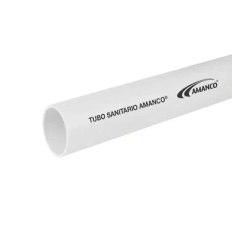 Tubo PVC sanitario 8" Tramo de 6 m