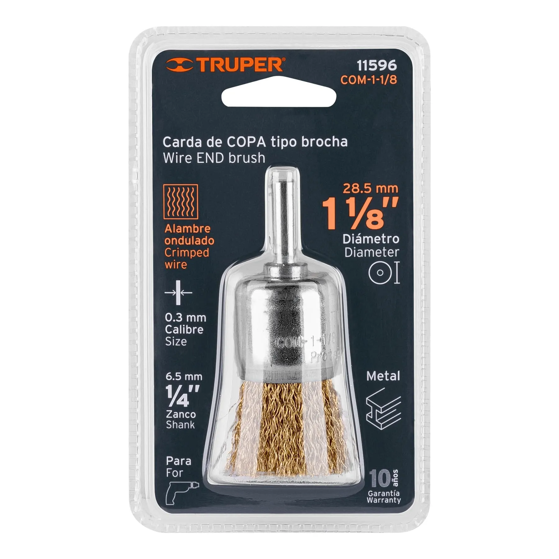 Carda de copa para taladro