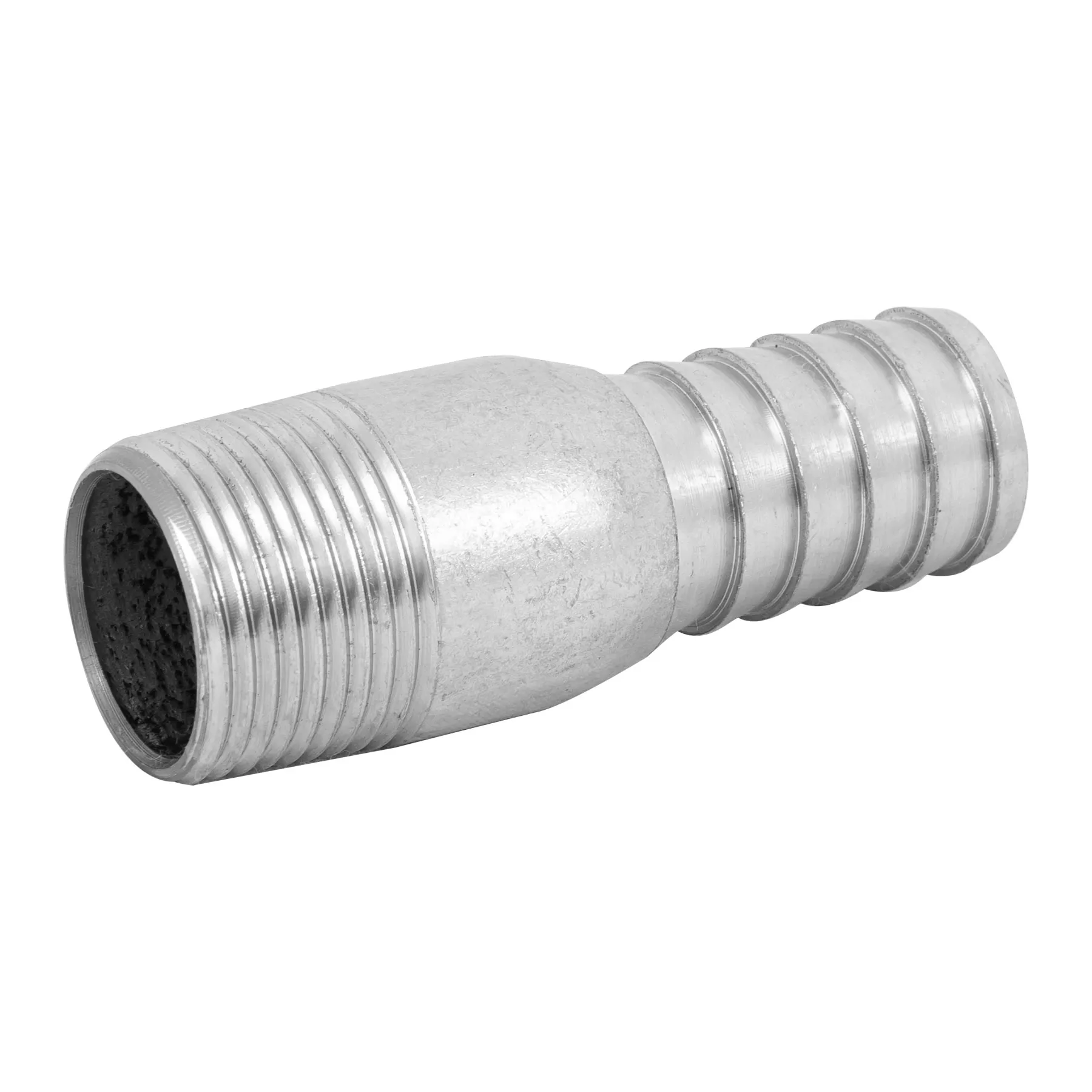 Niple tipo botella galvanizado