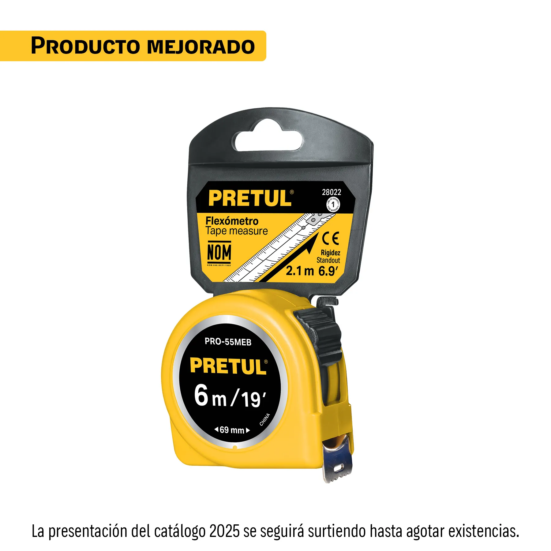 Flexometro 6 m Pretul