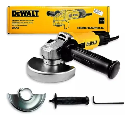 Esmeriladora 4-1/2 " Dewalt 750 W