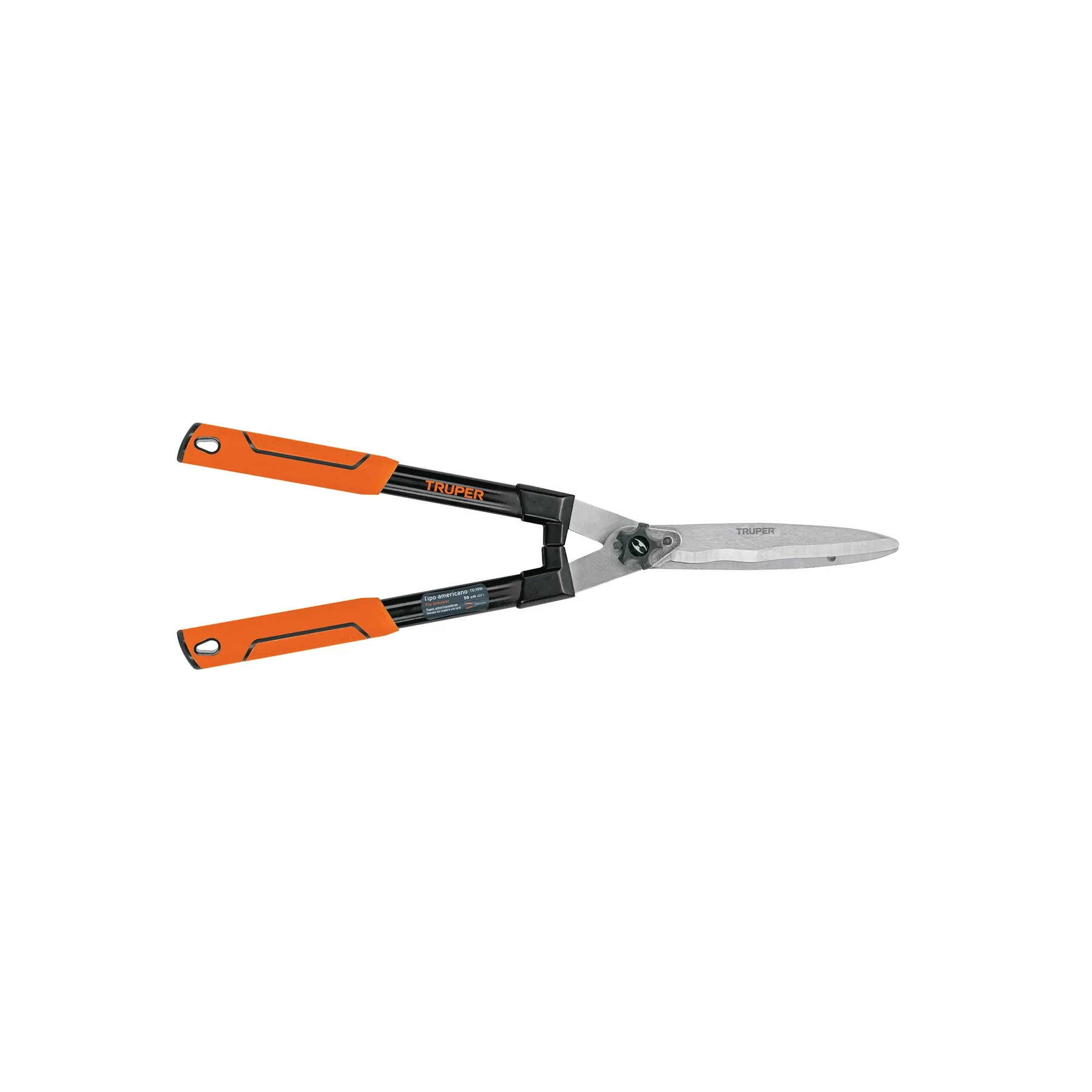 Tijeras para poda Truper Filo ondulado Mango de acero tubular grip Tipo americano