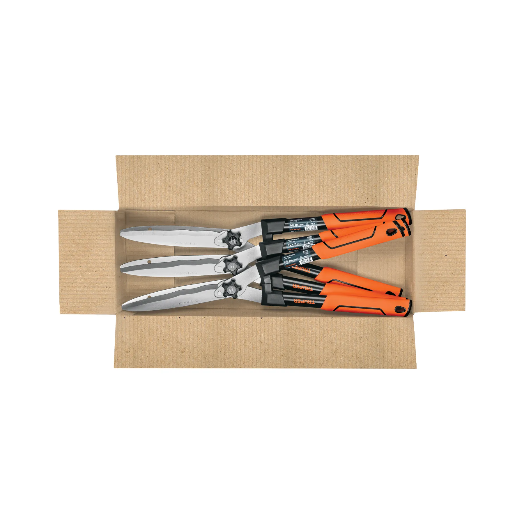 Tijeras para poda Truper Filo ondulado Mango de acero tubular grip Tipo americano