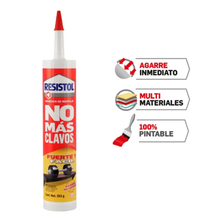 Adhesivo de montaje 353 g Resistol No más clavos