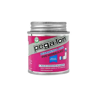 Pegamento para tubería Azul 250 ml Pega-lon Bote PVC HIDRÁULICO